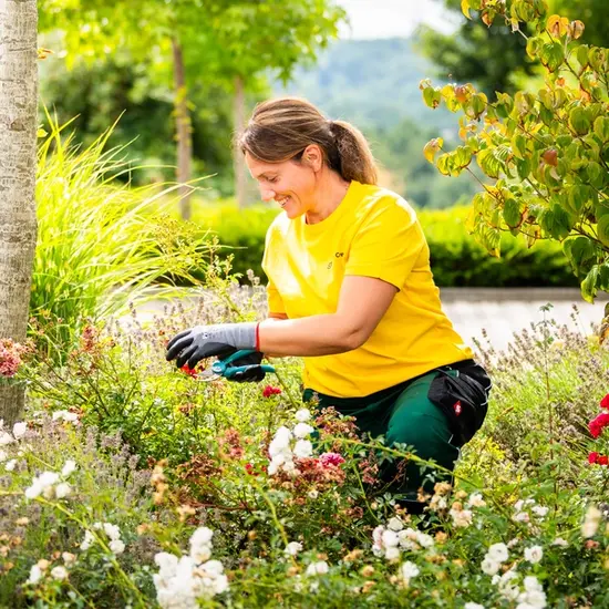 GreenCrew Mitarbeiterin beim Hec 3
